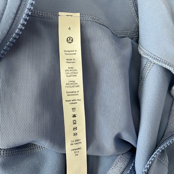 NWT Lululemon Define Jacket Luon Water Drop Size 4 - Picture 8 of 12
